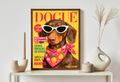 Lámina Personalizada para Mascota - Estilo Portada de Revista de Moda