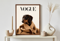 Lámina Personalizada para Mascota - Estilo Portada de Revista de Moda