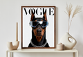 Lámina Personalizada para Mascota - Estilo Portada de Revista de Moda